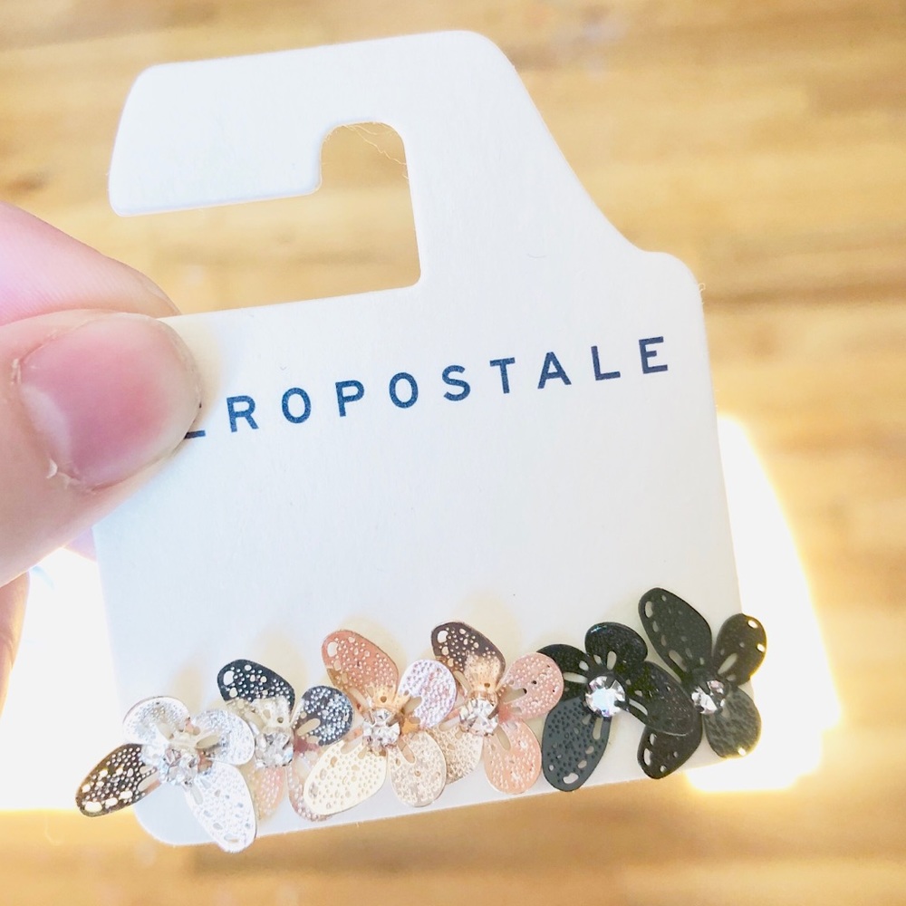 Butterfly Studs Earrings Set